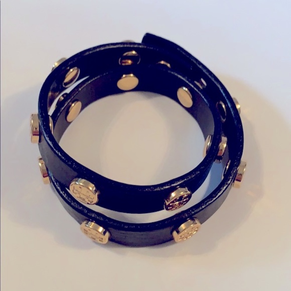 Tory Burch Leather Wrap Bracelet